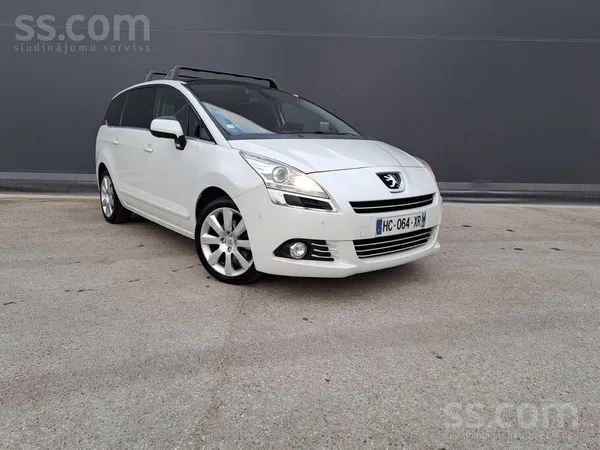Peugeot Exclusive 5008.115kw. 156z. Krasa Balta perle. tik