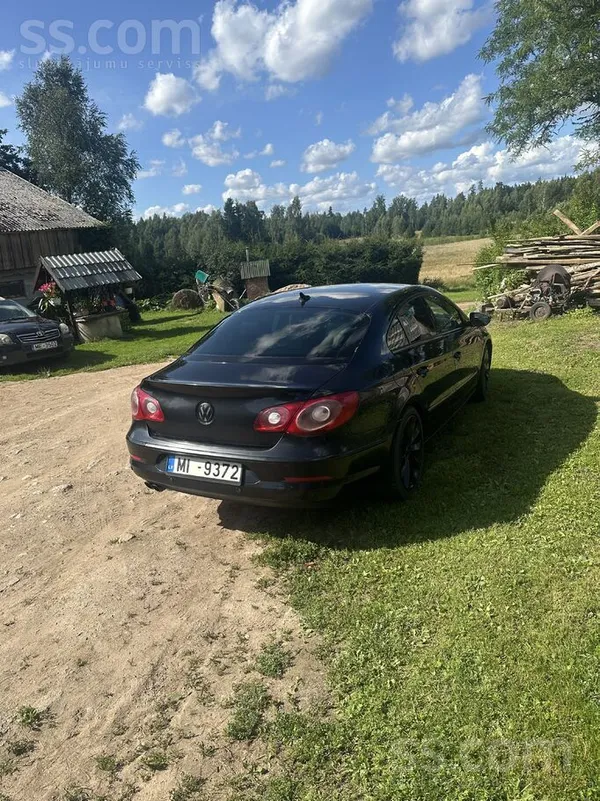Volkswagen Passat CC 2010, 2.0D dīzelis, Automāts, Sedans, Melns — Latvijā