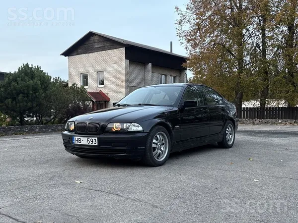 BMW 320 1999, 2.0 benzīns, Manuāls, Sedans, Melns — Latvijā