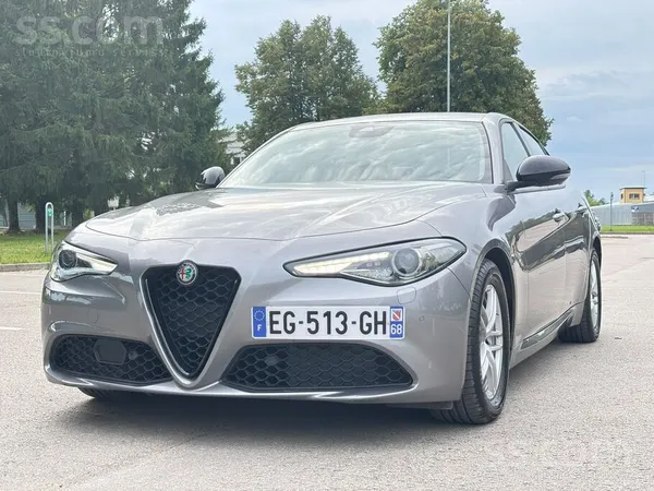 Alfa-Romeo Giulia 2016, 2.2D dīzelis, Automāts, Sedans, Pelēks — Latvijā