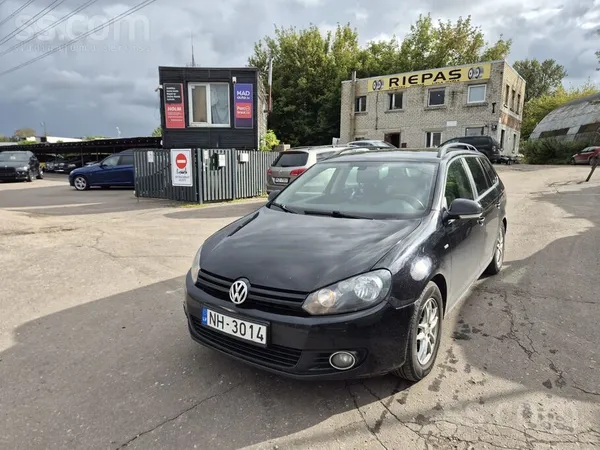 Volkswagen Golf 6 2013, 1.6D dīzelis, Manuāls, Universāls, Melns — Latvijā