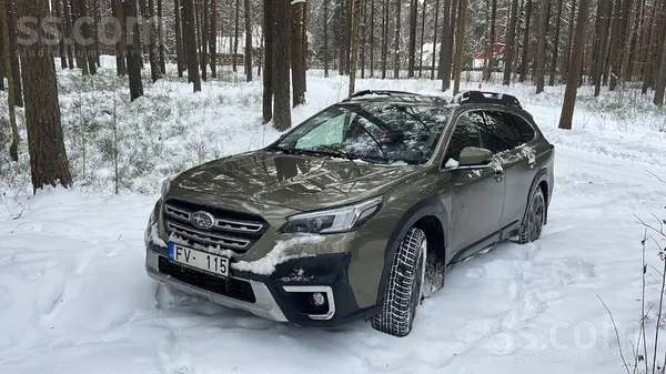 Ziema Nāk.
Viens saimnieks, pārdod Subaru Outback Limited 2022, pilnpied