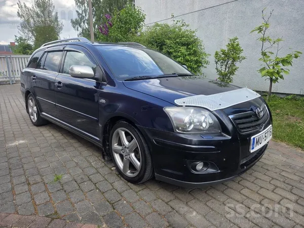 Toyota Avensis 2007, 2.2D dīzelis, Manuāls, Universāls, Zils — Latvijā