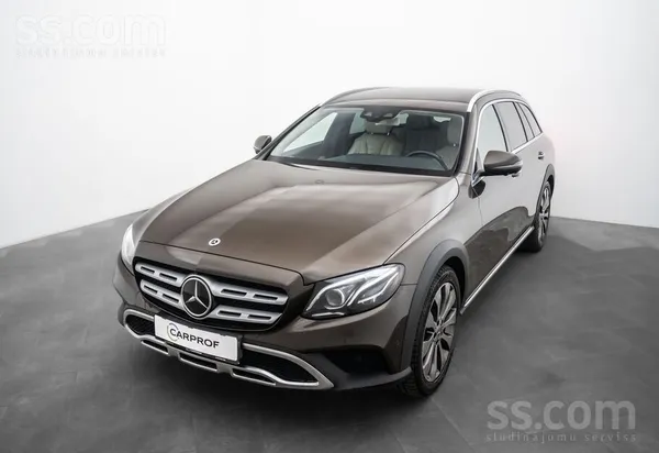 Mercedes E220 2018, 2.0D dīzelis, Automāts, SUV/Apvidus, Brūns — Latvijā