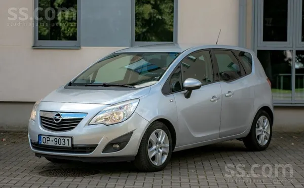 Opel Meriva 2010, 1.7D dīzelis, Automāts, Furgons, Sudrabs — Latvijā