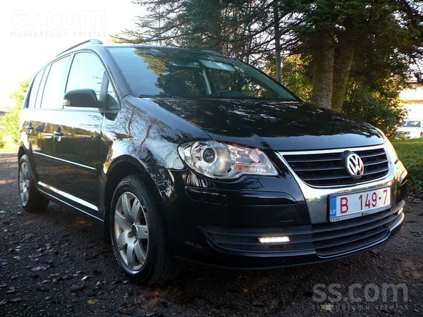 VW Touran, 1.9Tdi 77kw/105zs, 6 ātrumi, a/m labā tehniskā un vizuāla stāvokl