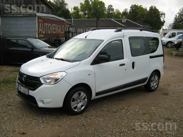 A/m tikko no Vācijas, Dacia Dokker, 1.3 benzins , 75 kW/102 z. s. , meh. 6 ā