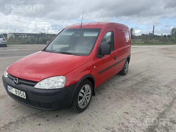 Opel Combo 2011, 1.3D dīzelis, Manuāls, Sarkans — Latvijā