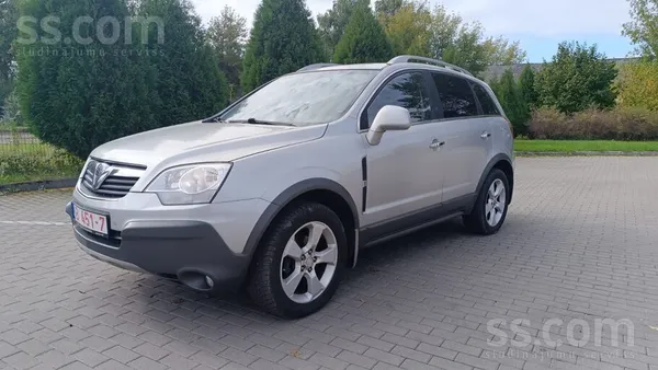Opel Antara 2007, 2.0D dīzelis, Manuāls, SUV/Apvidus, Sudrabs — Latvijā