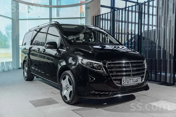 Mercedes V250 2024, 2.0D dīzelis, Automāts, Furgons, Melns — Latvijā