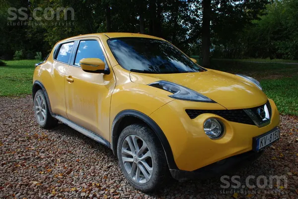 Nissan Juke, benzīna dzinējs 1.598, 86 kW Zs, automātiskā pārnesuma kārba.