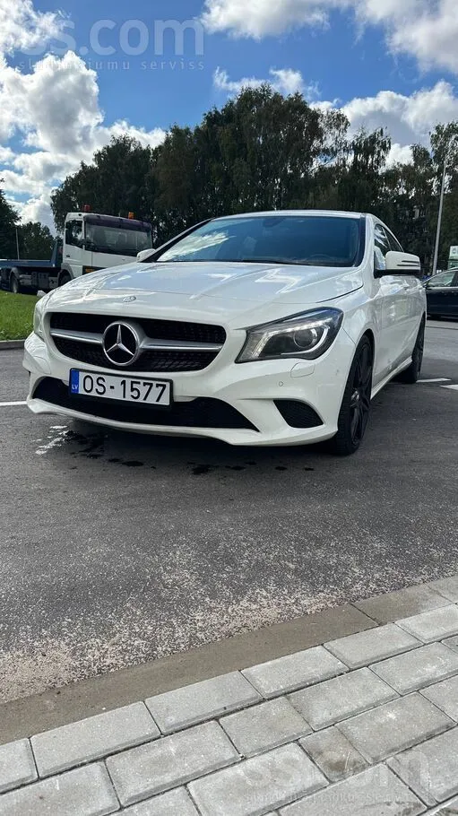 Mercedes CLA200 2016, 2.2D dīzelis, Automāts, Hečbeks, Balts — Latvijā