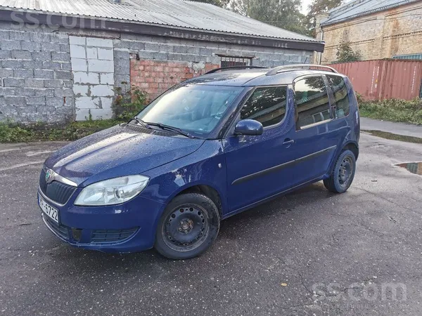 Skoda Roomster 2013, 1.6D dīzelis, Manuāls, Universāls, Zils — Latvijā