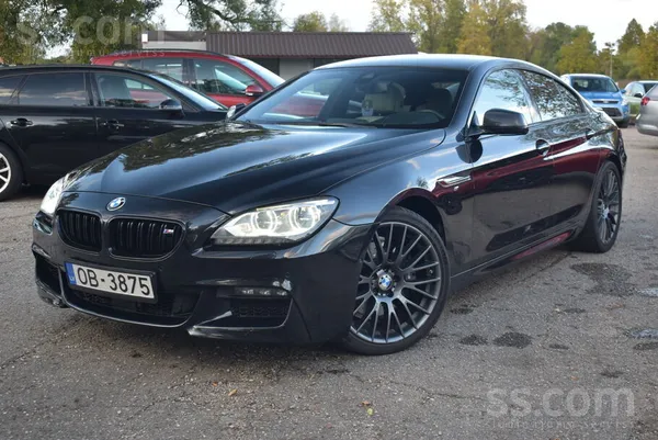 BMW 640 2012, 3.0 benzīns, Automāts, Sedans, Melns — Latvijā