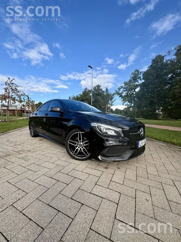 Mercedes CLA200 2018, 1.6 benzīns, Automāts, Sedans, Melns — Latvijā
