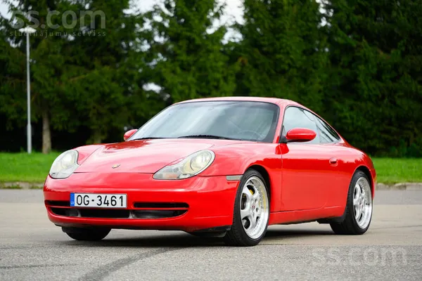 Porsche Pārdodu sarkanu Porsche 911 Carrera 996 kupeju, 20