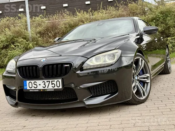 BMW M6 2014, 4.4 benzīns, Automāts, Sedans, Melns — Latvijā