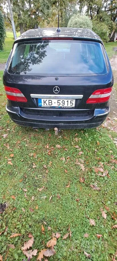 Mercedes B200 2007, 2.0D dīzelis, Automāts, Hečbeks, Melns — Latvijā
