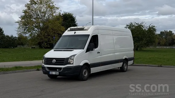 Volkswagen Crafter 2016, 2.0D dīzelis, Manuāls, Furgons, Balts — Latvijā