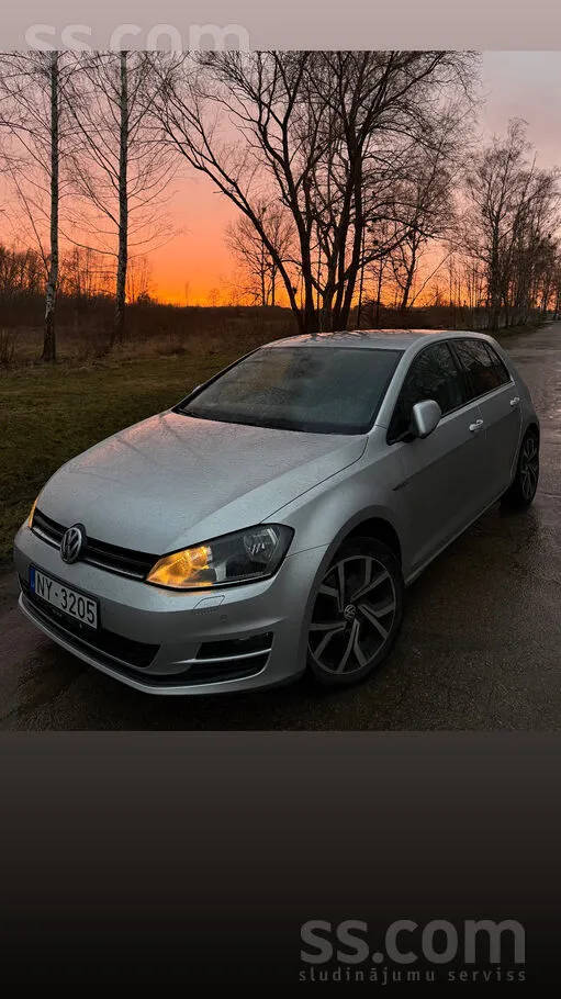 Volkswagen Pārdodu koptu, ekonomisku VW Golf 7 2015, 1.6 Tdi 