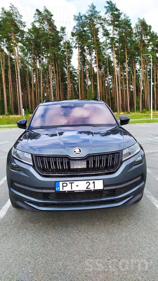 Škoda Kodiaq Sportline 2, 0 l dīzelis
Pilnpiedziņa 4x4
Euro 6 Dīzelis 140