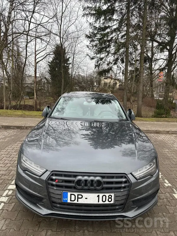 Audi S7 2014, 4.0 benzīns, Automāts, Sedans, Pelēks — Latvijā