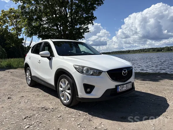 Mazda CX-5 2014, 2.2D dīzelis, Automāts, SUV/Apvidus, Balts — Latvijā
