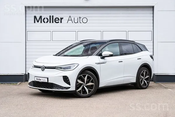 VW ID 4 Gtx ar 299 zs motoru un 77 kWh bateriju. Cena ar Pvn.
Auto atbil