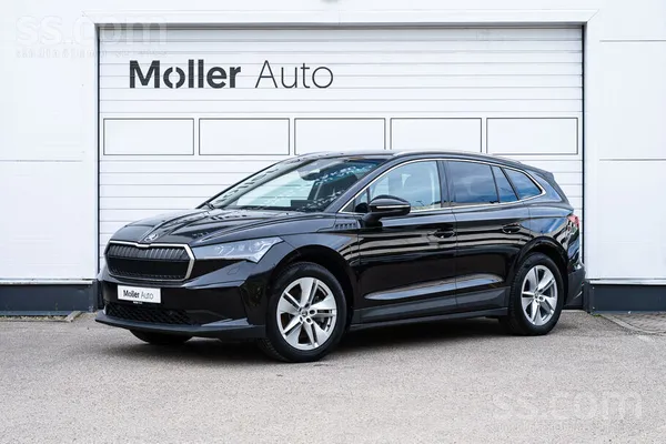 Skoda Enyaq iV 2023, Automāts, Hečbeks, Melns — Latvijā