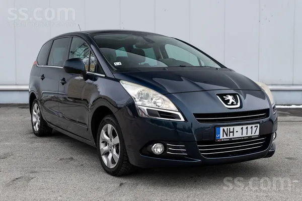 Peugeot Peugeot 5008 1.6d 80kw 7sedvietas. Nākamās apskate