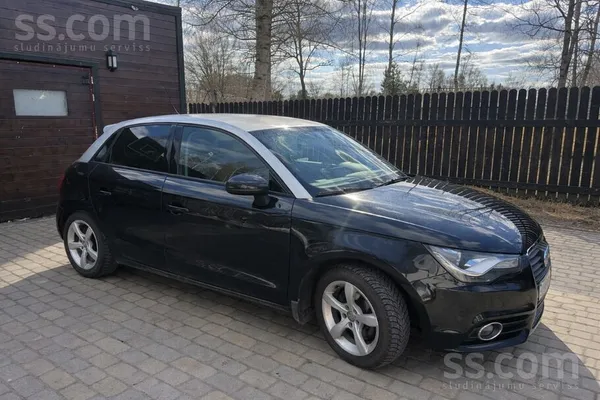 Audi A1 2013, 1.4 benzīns, Automāts, Hečbeks, Melns — Latvijā