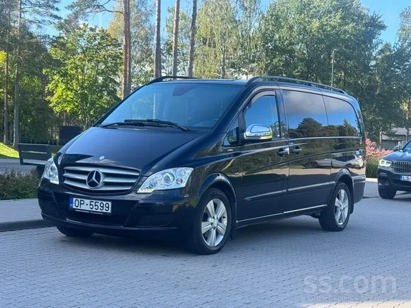 Mercedes Viano 2011, 3.0D dīzelis, Automāts, Furgons, Melns — Latvijā