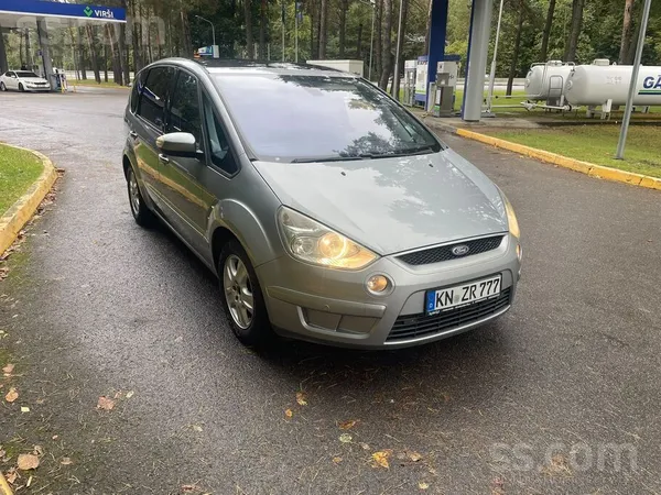 Ford S-Max 2009, 1.8D dīzelis, Manuāls, Furgons, Pelēks — Latvijā