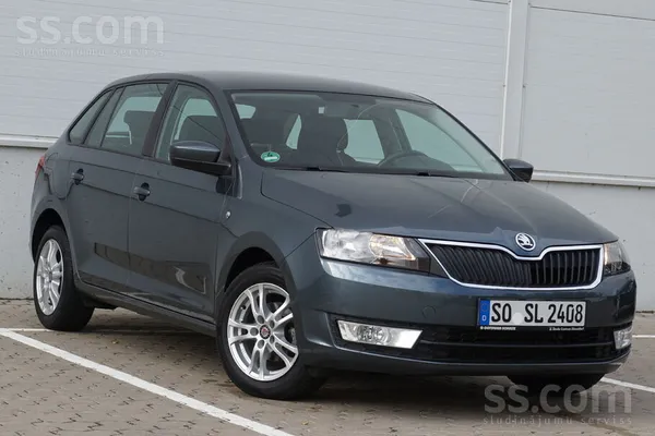 Skoda Rapid 2015, 1.2 benzīns, Manuāls, Hečbeks, Pelēks — Latvijā
