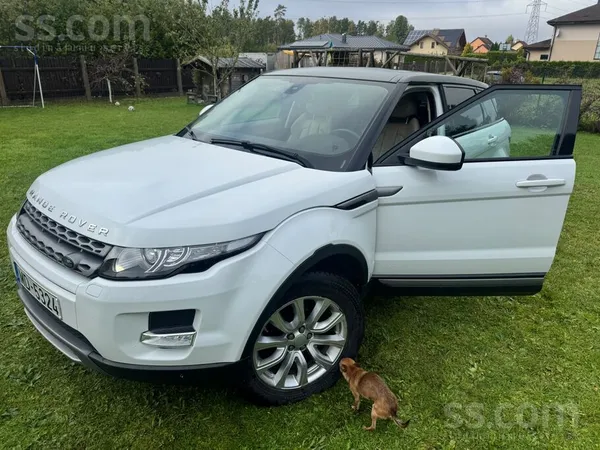 Land-Rover Range Rover Evoque 2015, 2.2D dīzelis, Automāts, SUV/Apvidus, Balts — Latvijā