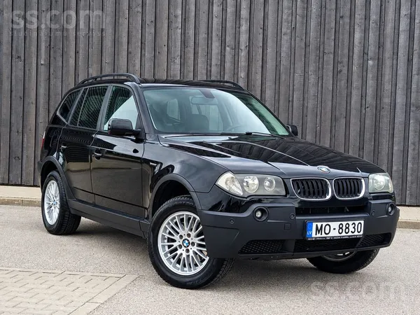 BMW X3 2.0 4x4 Dīzelis 110kw / 147zs , mehāniskā pārnesumkārba. Facelift mod