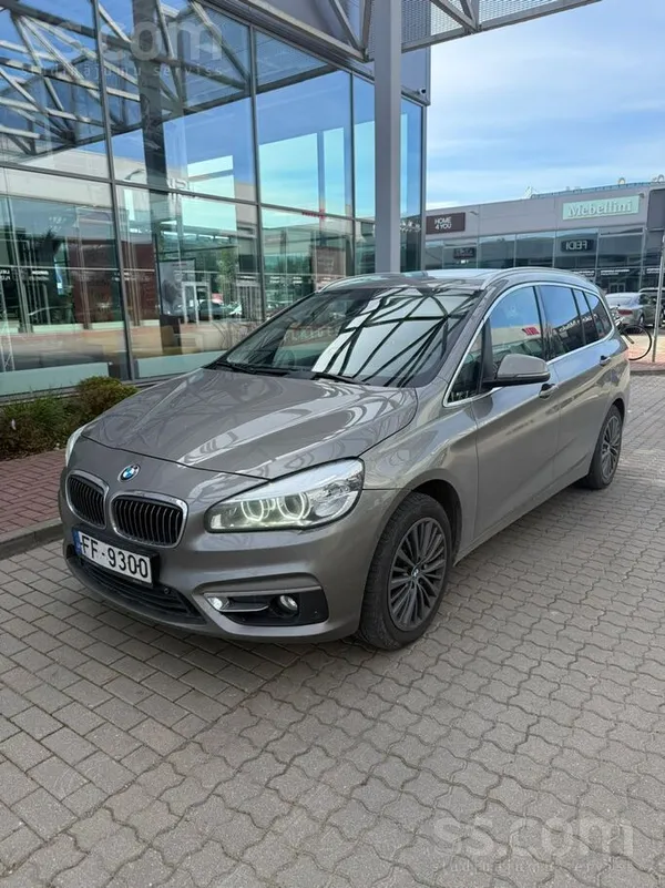 7 vietas. BMW 2 sērija Gran Tourer 220d xDrive Luxury Line, 2016. gads. 
Pā