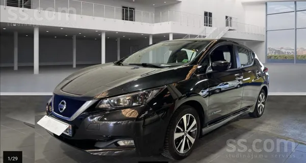 Nissan Leaf 2020, Automāts, Hečbeks, Melns — Latvijā