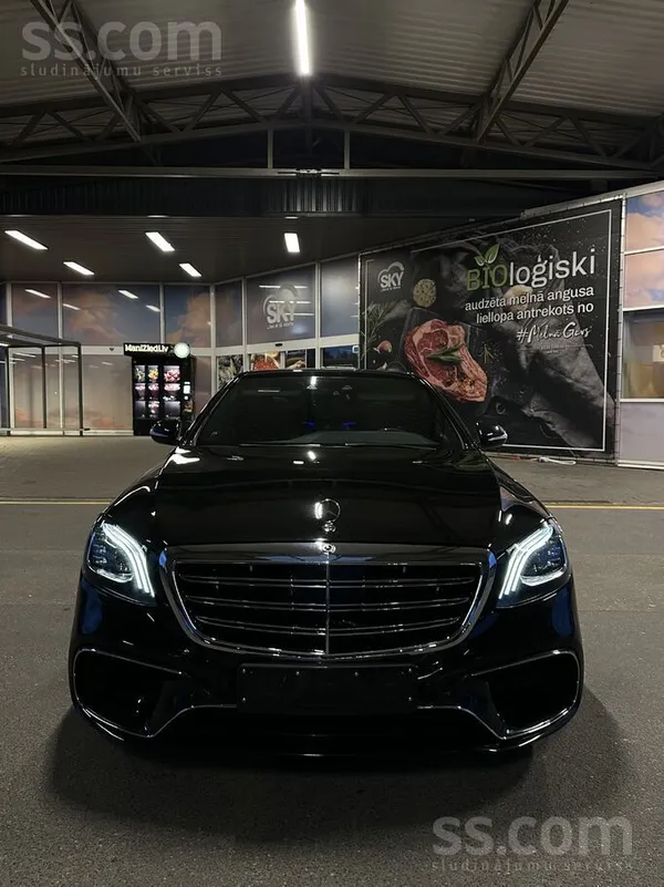 Mercedes S350 2014, 3.0D dīzelis, Automāts, Sedans, Melns — Latvijā