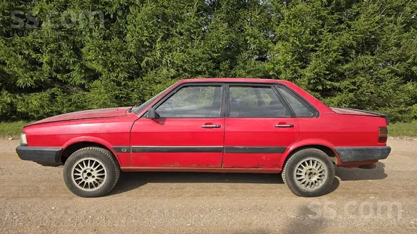 Audi 90 1985, 2.2 benzīns, Manuāls, Sedans, Sarkans — Latvijā
