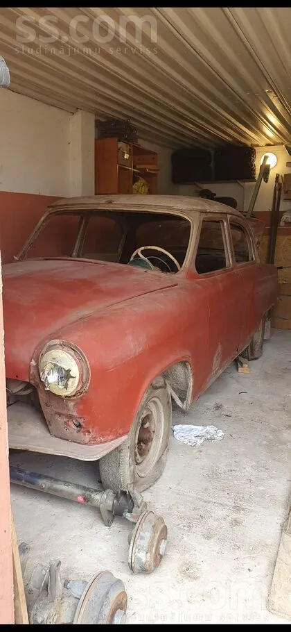 GAZ 21 1957, 2.4 benzīns, Manuāls, Sedans, Pelēks — Latvijā