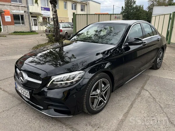 Mercedes C180 2019, 1.6D dīzelis, Automāts, Sedans, Melns — Latvijā