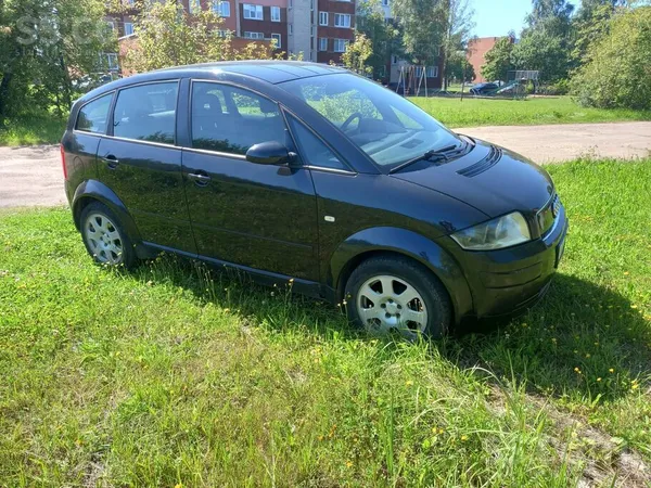 Audi A2 2002, 1.6 benzīns, Manuāls, SUV/Apvidus, Melns — Latvijā