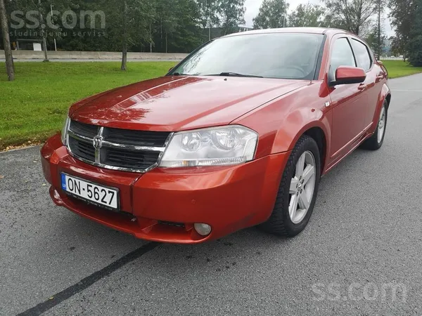 Dodge Avenger 2007, 2.0D dīzelis, Manuāls, Sedans, Sarkans — Latvijā