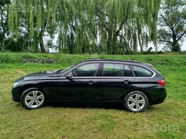 BMW 316 2016, 2.0D dīzelis, Manuāls, Universāls, Melns — Latvijā
