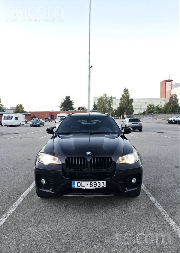 BMW X6 2009, 3.0D dīzelis, Automāts, SUV/Apvidus, Melns — Latvijā