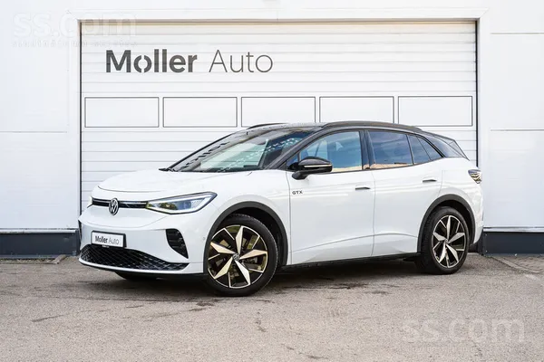 VW ID 4 Gtx ar 299 zs motoru un 77 kWh bateriju. Cena ar Pvn.
Auto atbil