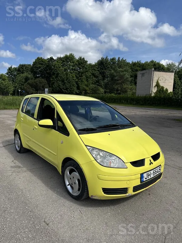 Tirgoju Mitsubishi Colt
2006gada 1.1 benzins 55kw. 
5robu manualis. 
Jauna TA lidz 30.06.2027
Nodokli samaksati
Sedies u ...