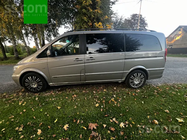 Mercedes Benz Viano Long 3.0 Cdi 165 kW, 7sēdvietas
Auto ir ērts, ietilpīgs