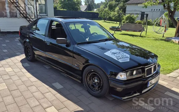 BMW E36 projekta auto, oriģināls 316i. CSDD apskate de
